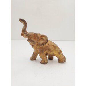 Vintage metal Elephant, Mid-Century Modern, MCM Décor, metal animals, me…